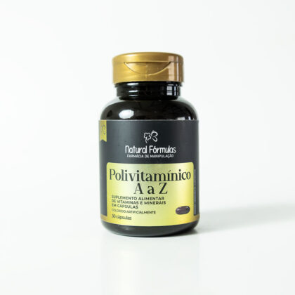 Polivitamínico A a Z 30 Cápsulas - Natural Fórmulas