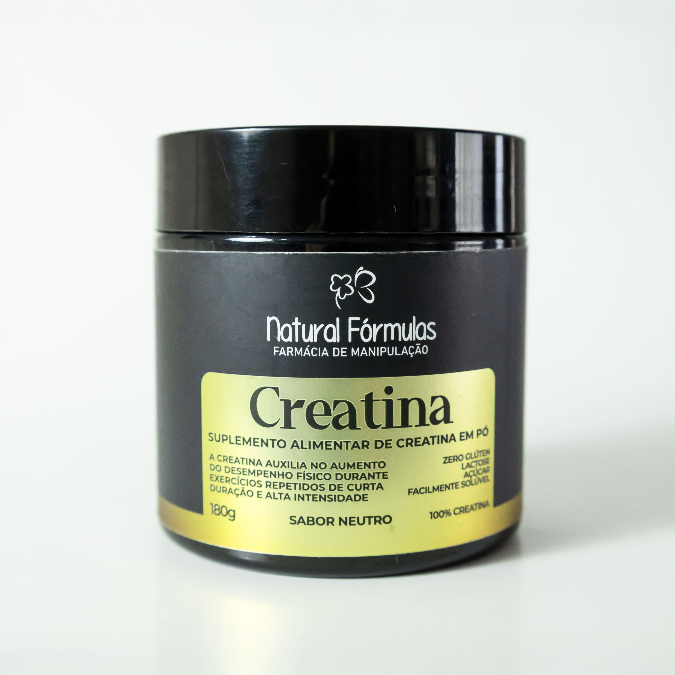 Creatina em Pó 180 Gramas - Natural Fórmulas
