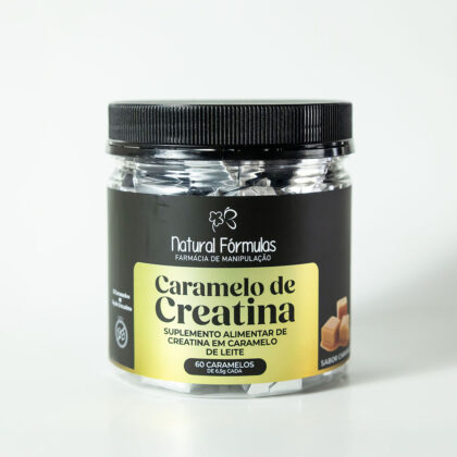 Caramelo de Creatina Sabor Caramelo 60 Unidades - Natural Fórmulas