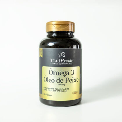 Ômega 3 Óleo de Peixe 1000mg 90 Cápsulas - Natural Fórmulas