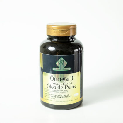Ômega 3 Concentrado Óleo de Peixe 1000mg 60 Cápsulas - Natural Fórmulas