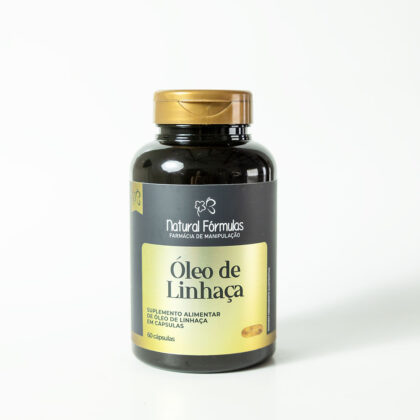 Óleo de Linhaça 60 Cápsulas - Natural Fórmulas