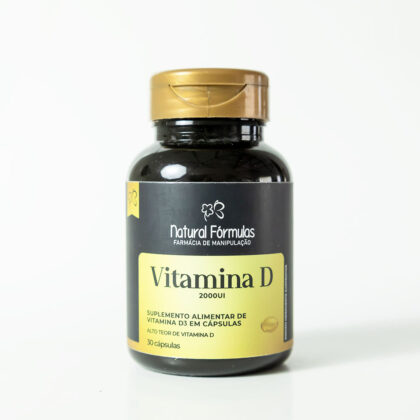 Vitamina D 2000UI 30 Cápsulas - Natural Fórmulas
