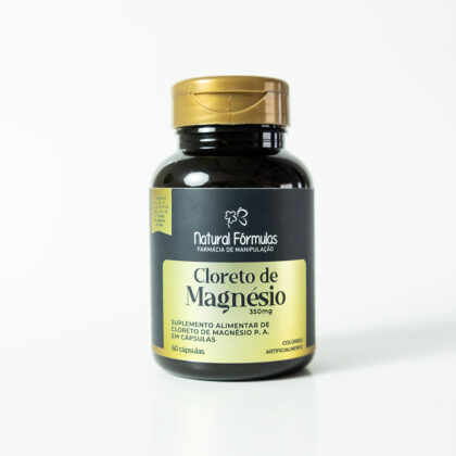 Cloreto de Magnésio 350mg 60 Cápsulas - Natural Fórmulas
